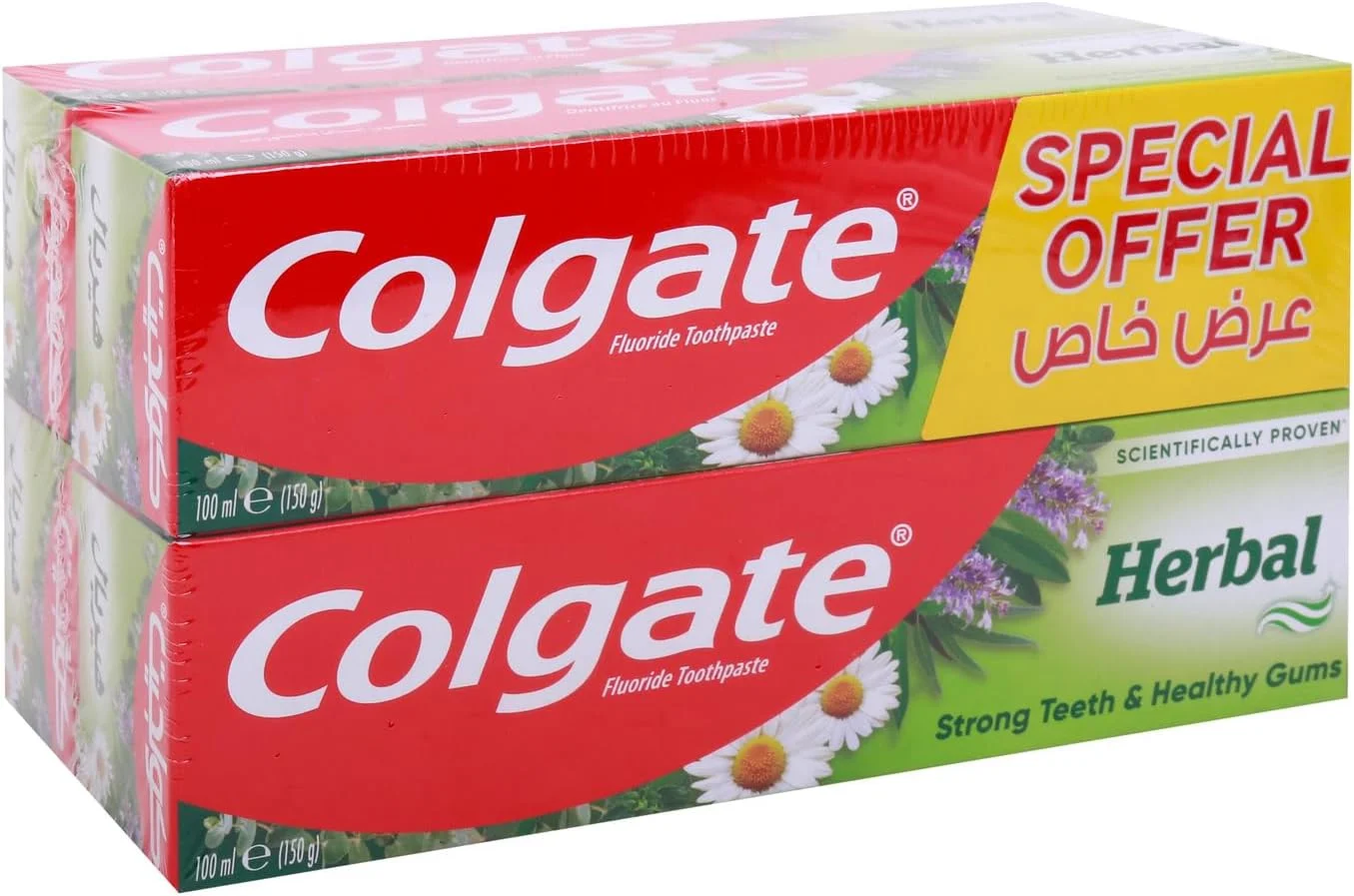 خمیر دندان گیاهی کلگیت، 4 عدد 100 میلی لیتری خمیر دندان گیاهی کلگیت، 4 عدد 100 میلی لیتری