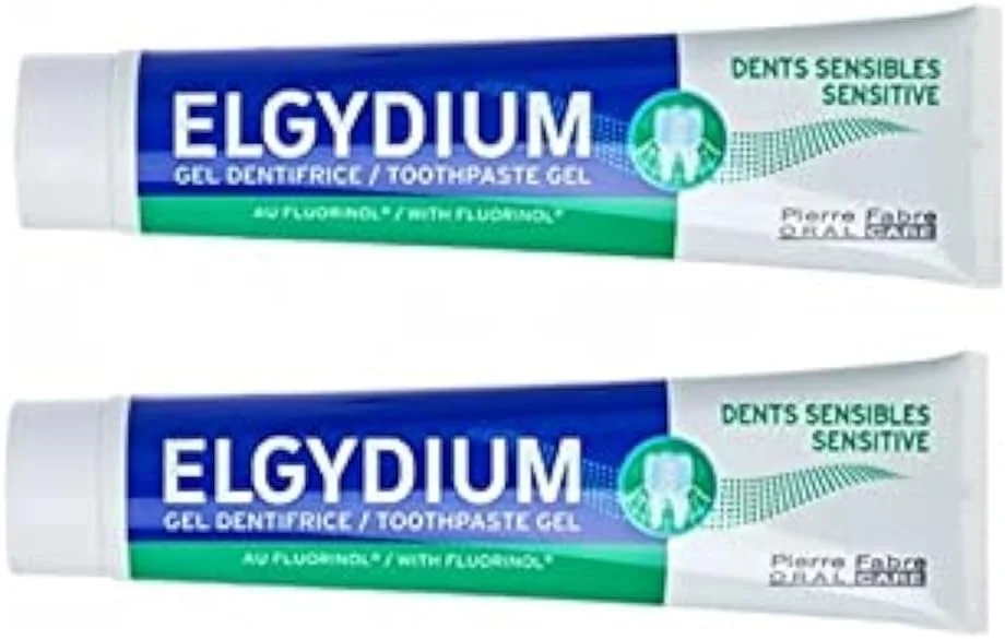ژل خمیر دندان مناسب دندان های حساس Elgydium، 2 عدد 75 میلی لیتر