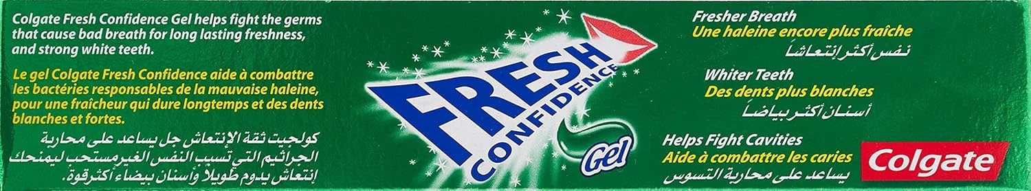 خمیر دندان ژلی کلگیت حاوی فلوراید با طعم نعناع، حجم 125 میلی لیتر