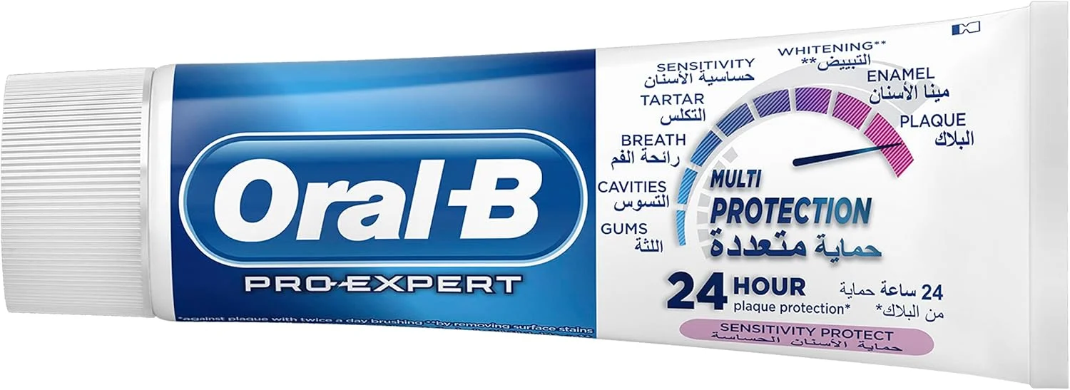 خمیر دندان سفید کننده ملایم و ضد حساسیت اورال-بی پرو اکسپرت، 75 میلی لیتر خمیر دندان سفید کننده ملایم و ضد حساسیت اورال-بی پرو اکسپرت، 75 میلی لیتر
