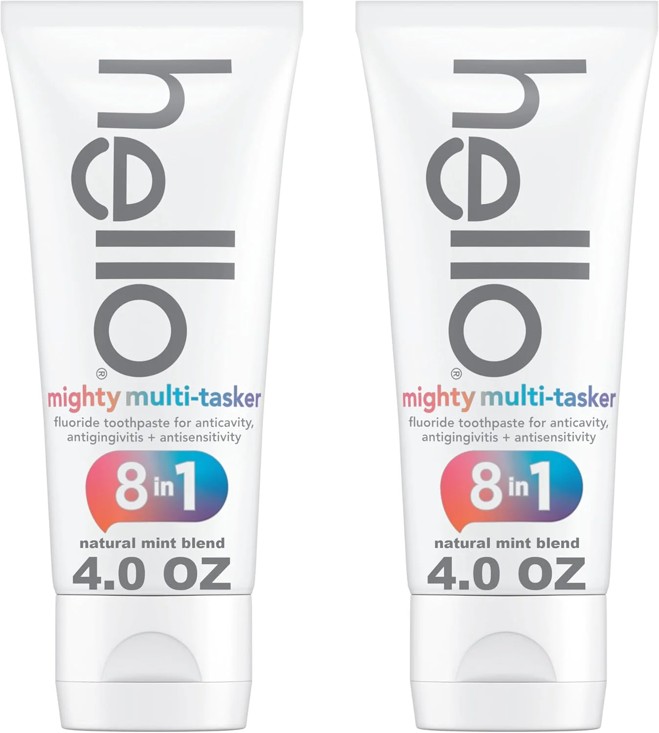 خمیر دندان هلو، 8 کاره، با طعم نعناع، ضد پوسیدگی، ضد التهاب لثه، ضد حساسیت، تقویت کننده مینای دندان و سفید کننده، بسته 2 عددی، تیوب 113 گرمی