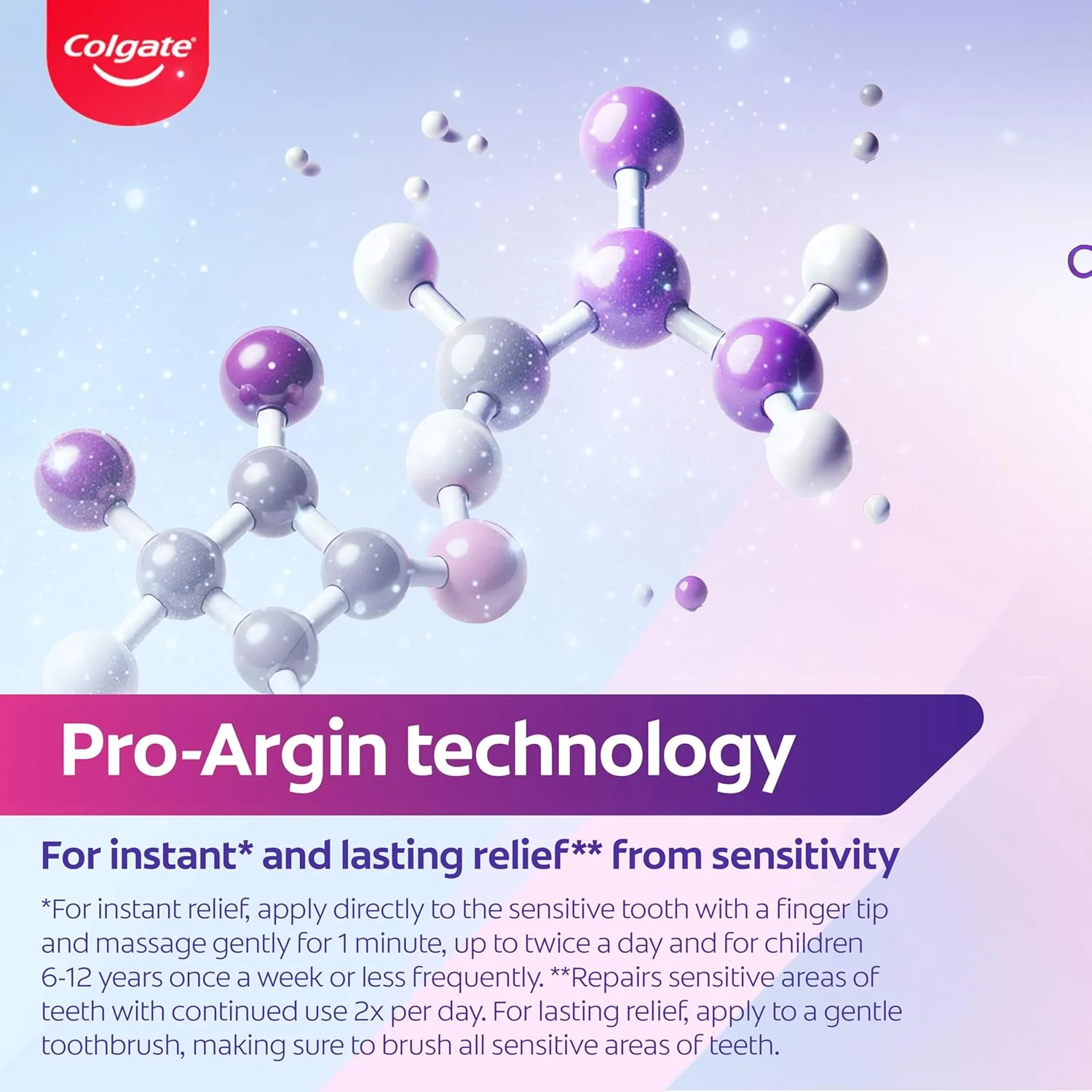 خمیر دندان کلگیت مخصوص دندان های حساس، ترمیم کننده + سفید کننده ملایم | تسکین فوری* و طولانی مدت** حساسیت | لایه محافظ با کلسیم** | خمیر دندان حاوی فلوراید | بسته 4 عددی، تیوب 75 میلی لیتری