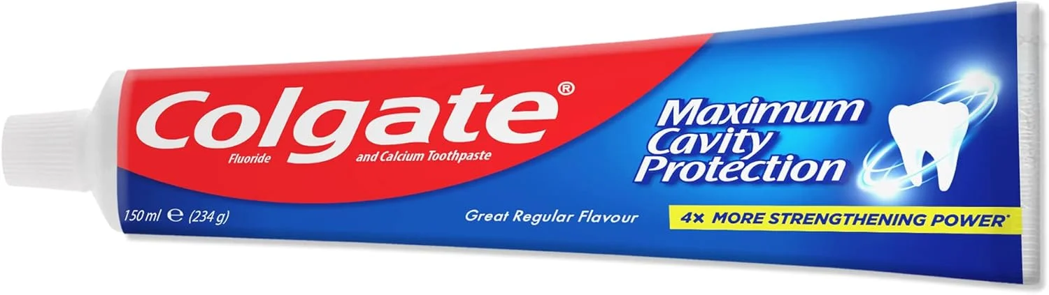 خمیر دندان کلگیت محافظت حداکثری از پوسیدگی با طعم عالی و معمولی 150 میلی لیتر