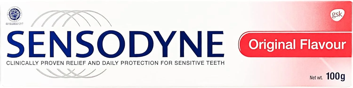 خمیر دندان سنسوداین طعم اورجینال، 100 گرم - تسکین دهنده و محافظت روزانه برای دندان های حساس