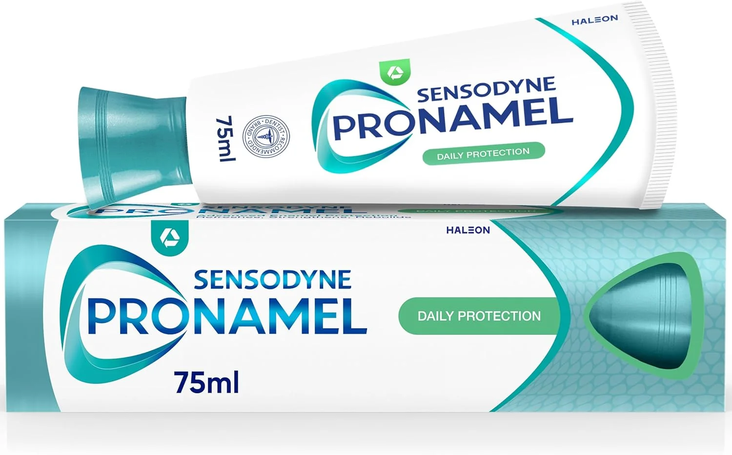 خمیر دندان سنسوداین پرونامل محافظت روزانه، خمیر دندان فلوراید مراقبت از مینای دندان، طعم نعناع، 75 میلی لیتر