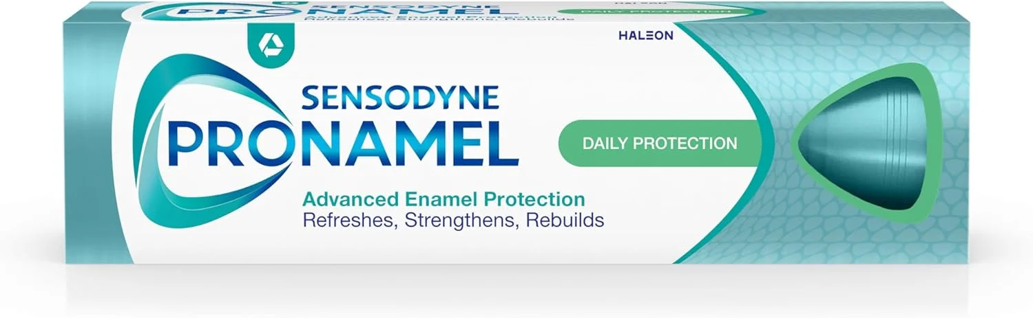 خمیر دندان سنسوداین پرونامل محافظت روزانه، خمیر دندان فلوراید مراقبت از مینای دندان، طعم نعناع، 75 میلی لیتر