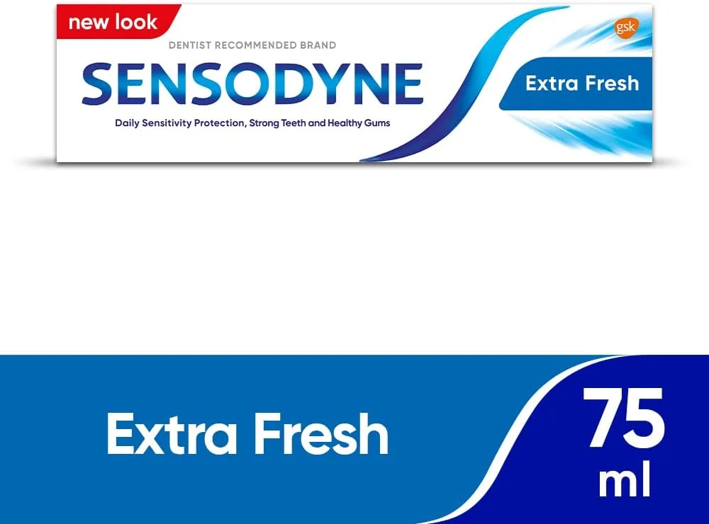 خمیر دندان سنسوداین Extra Fresh حجم 75 میلی لیتر خمیر دندان سنسوداین Extra Fresh حجم 75 میلی لیتر