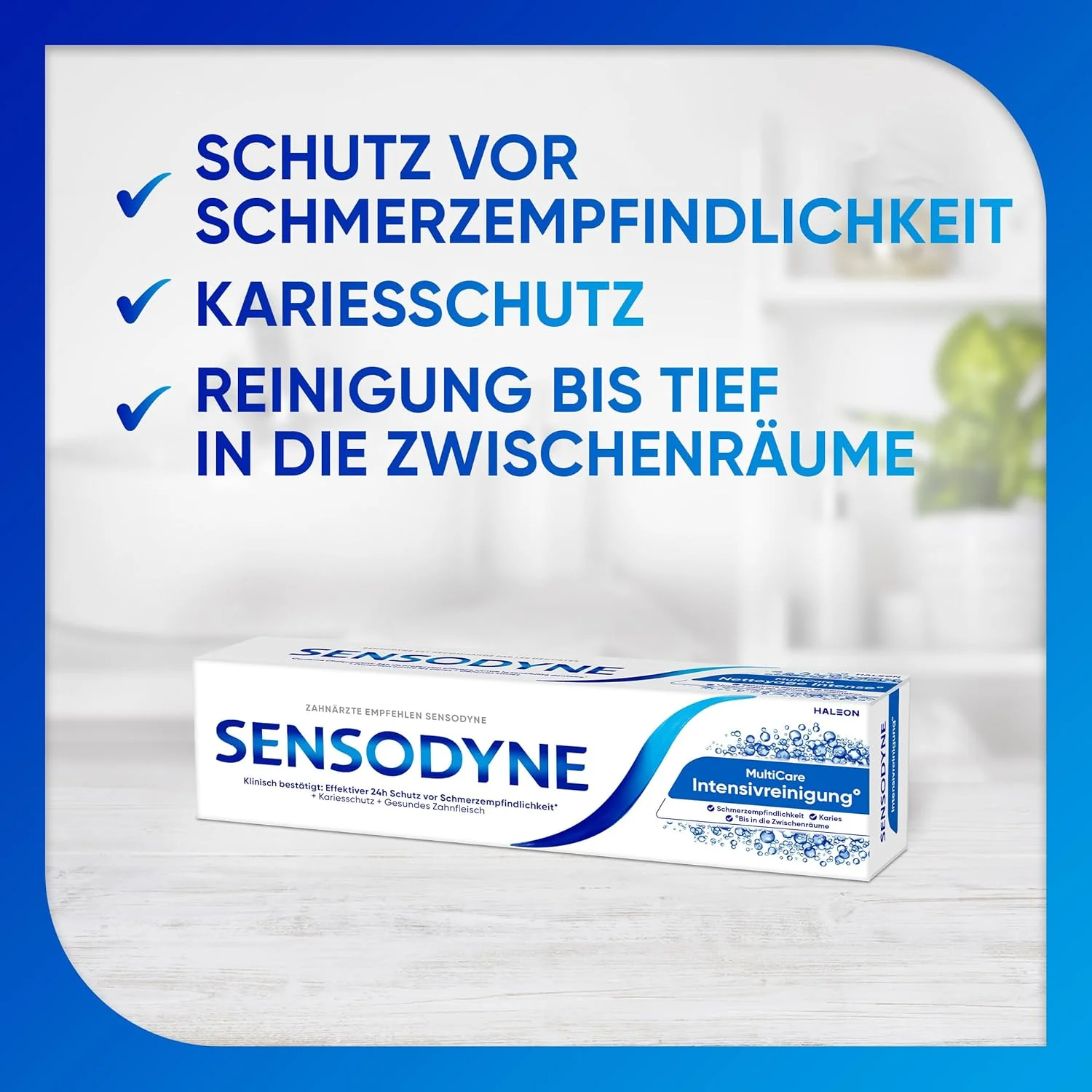 خمیر دندان سنسوداین MultiCare تمیز کننده قوی، 75 میلی لیتر، خمیر دندان روزانه حاوی فلوراید، برای دندان های حساس به درد خمیر دندان سنسوداین MultiCare تمیز کننده قوی، 75 میلی لیتر، خمیر دندان روزانه حاوی فلوراید، برای دندان های حساس به درد