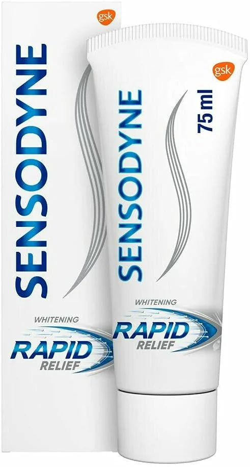 خمیر دندان سفید کننده و تسکین دهنده سریع دندان های حساس سنسوداین 75 میلی لیتر
