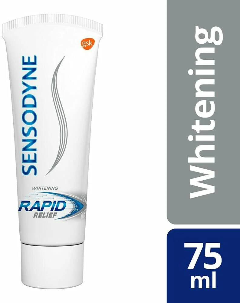 خمیر دندان سفید کننده و تسکین دهنده سریع دندان های حساس سنسوداین 75 میلی لیتر