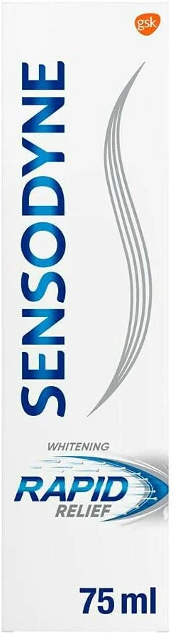 خمیر دندان سفید کننده و تسکین دهنده سریع دندان های حساس سنسوداین 75 میلی لیتر