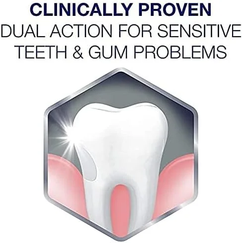 خمیر دندان سنسوداین 3X مخصوص دندان های حساس، محافظ لثه و سفید کننده 75 میلی لیتر خمیر دندان سنسوداین 3X مخصوص دندان های حساس، محافظ لثه و سفید کننده 75 میلی لیتر