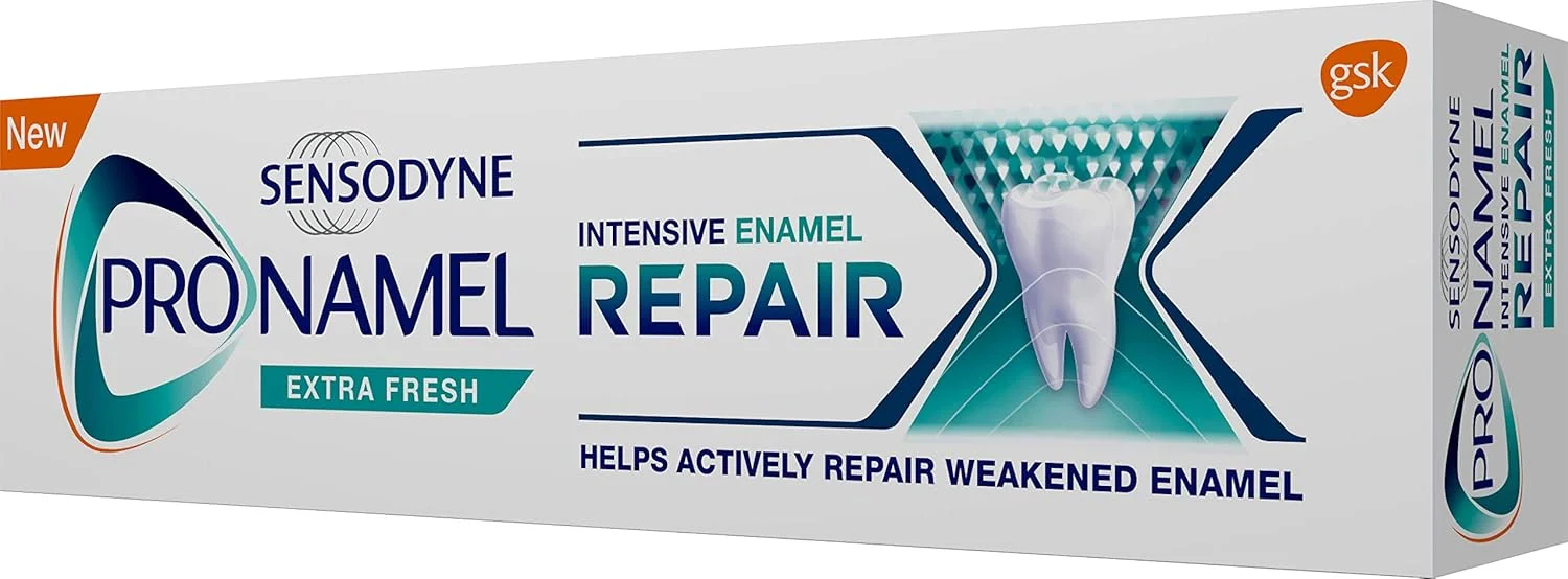 خمیر دندان سنسوداین پرونامل، کمک به ترمیم فعال مینای دندان ضعیف شده در اثر اسید، ترمیم کننده قوی مینای دندان، فوق العاده با طراوت، 75 میلی لیتر (بسته 2 عددی) خمیر دندان سنسوداین پرونامل، کمک به ترمیم فعال مینای دندان ضعیف شده در اثر اسید، ترمیم کننده قوی مینای دندان، فوق العاده با طراوت، 75 میلی لیتر (بسته 2 عددی)