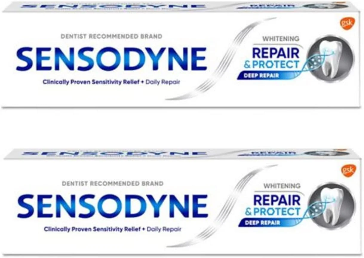 خمیر دندان سفید کننده و محافظت کننده دندان های حساس سنسوداین 75 گرمی (2 عدد)