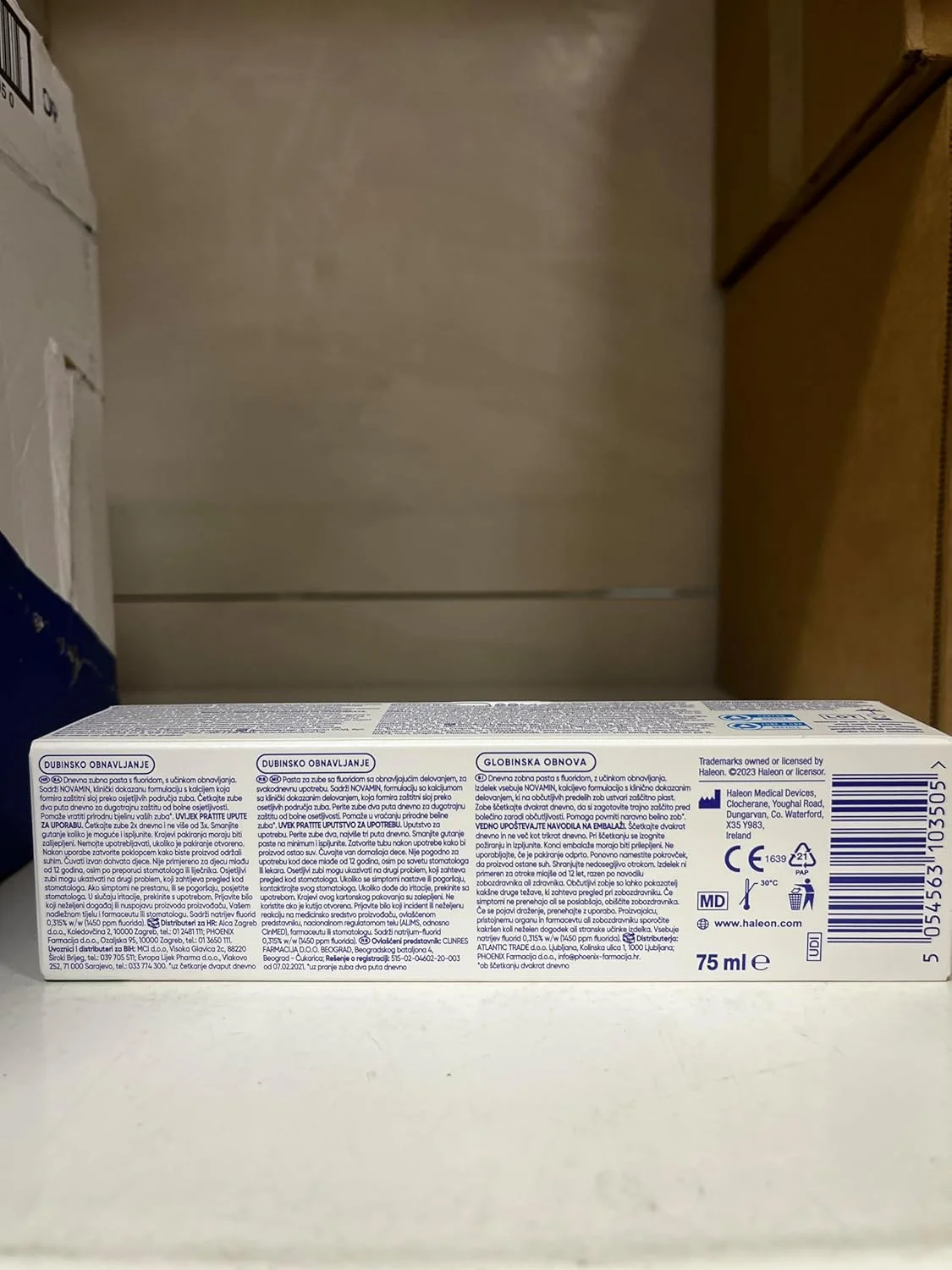 خمیر دندان سفید کننده و محافظت کننده سنسوداین، 75 میلی لیتر (بسته 6 عددی) خمیر دندان سفید کننده و محافظت کننده سنسوداین، 75 میلی لیتر (بسته 6 عددی)