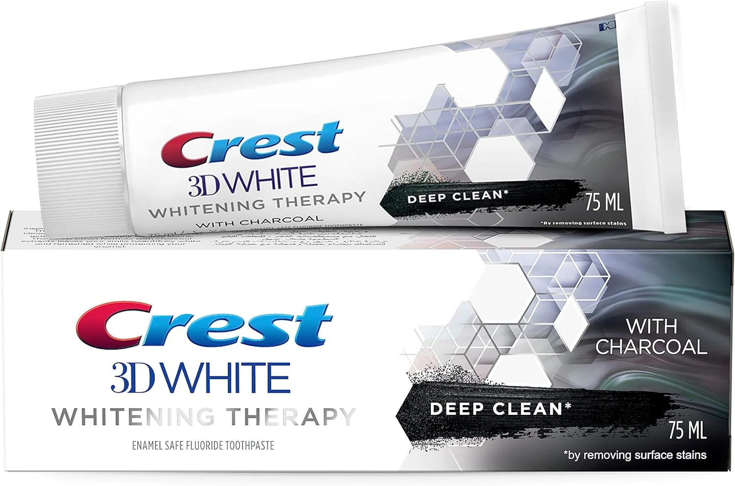 خمیر دندان سفید کننده و درمانی کرست 3D White با زغال