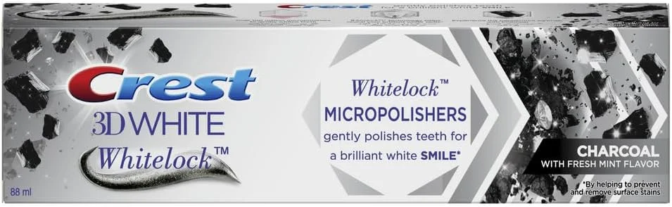 خمیر دندان سفید کننده کرست 3D White با فناوری Whitelock Micropolishers و طعم نعناع تازه، 88 میلی لیتر