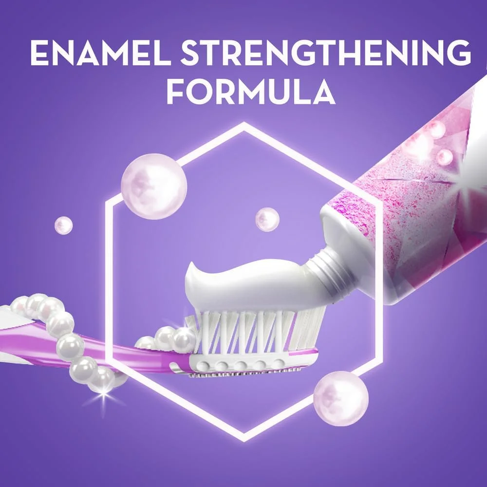 خمیر دندان سفید کننده مرواریدی Crest 3D White Brilliance، ۷۵ میلی لیتر خمیر دندان سفید کننده مرواریدی Crest 3D White Brilliance، ۷۵ میلی لیتر