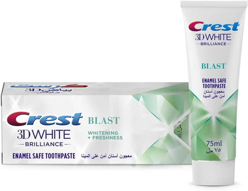 خمیر دندان کرست 3D White Luxe Perfection Intense Blast حجم 75 میلی لیتر