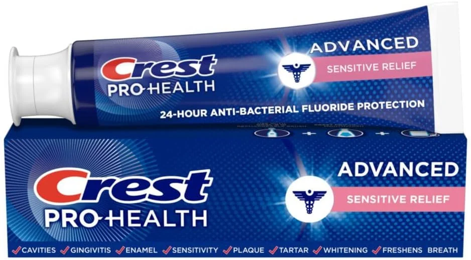خمیر دندان کرست پرو-هلث ادونسد مناسب دندان های حساس و محافظ مینای دندان، 144 گرم (تک بسته) - بسته بندی ممکن است متفاوت باشد