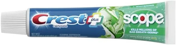 خمیر دندان کرست P&G، طعم نعناع خنک (بسته 2 عددی)