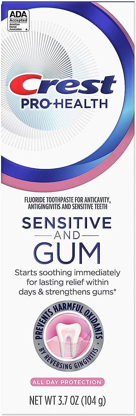 خمیر دندان کرست Pro-Health لثه و حساسیت، محافظت طولانی مدت، 104 گرم