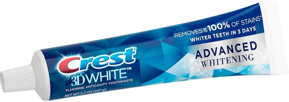 خمیر دندان سفید کننده پیشرفته کرست 3D White، ۱۴۷ گرم (بسته ۵ عددی)