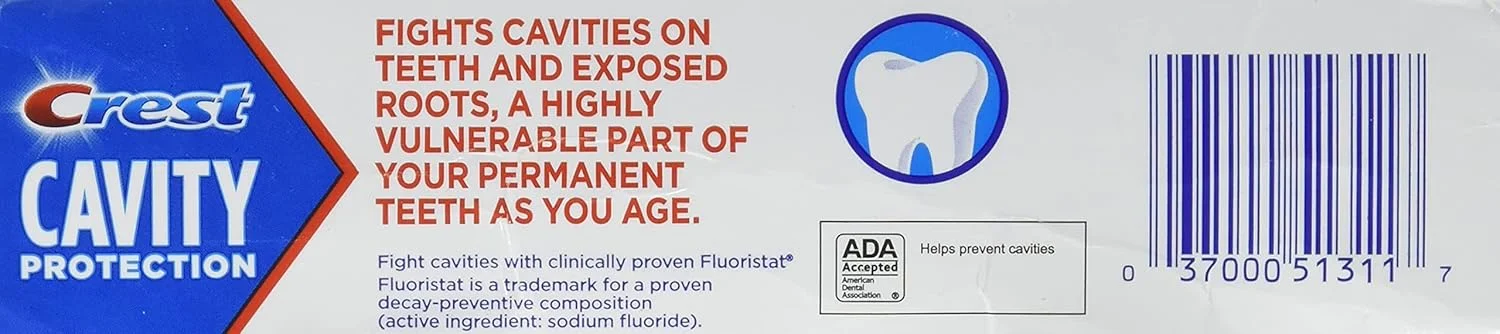 خمیر دندان محافظت از دندان کرست، خمیر معمولی، 119 گرم