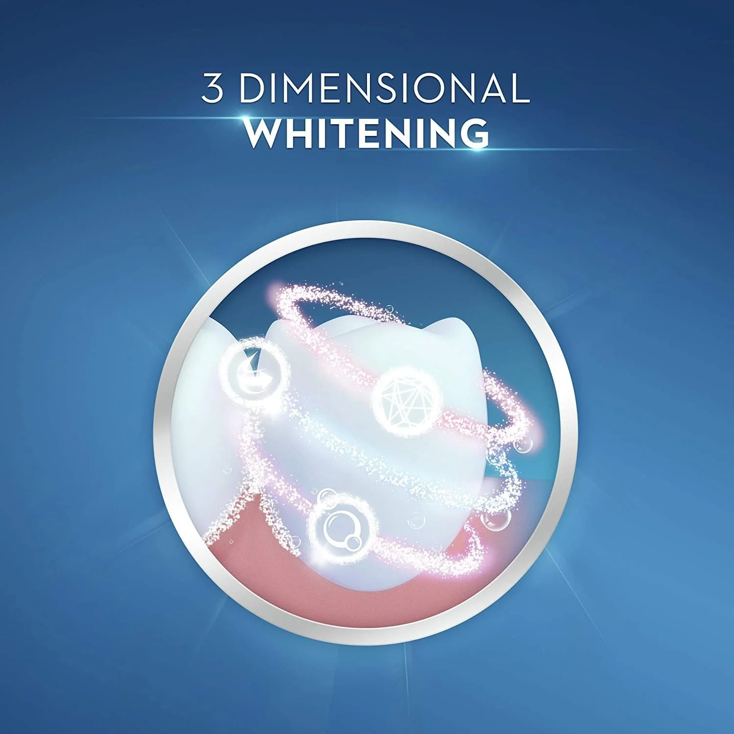 خمیر دندان سفید کننده کرست 3D White Deluxe با طعم نعناع قطبی، 75 میلی لیتر (بسته دوتایی)