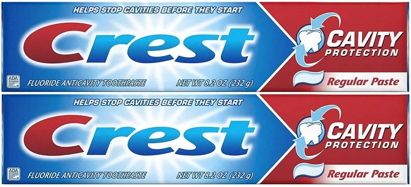 خمیر دندان محافظت کننده دندان کرست، معمولی، 232 گرم - بسته 2 عددی