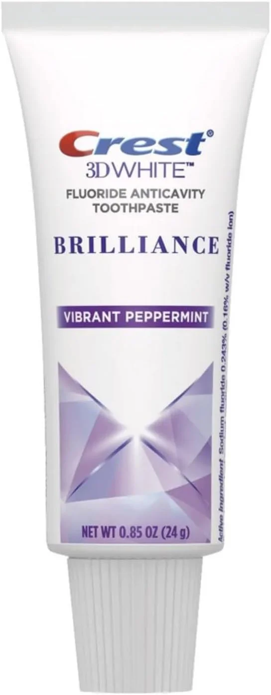 خمیر دندان سفید کننده و محافظت کننده دندان کرست 3D White Brilliance با طعم نعناع فلفلی، 24 گرم