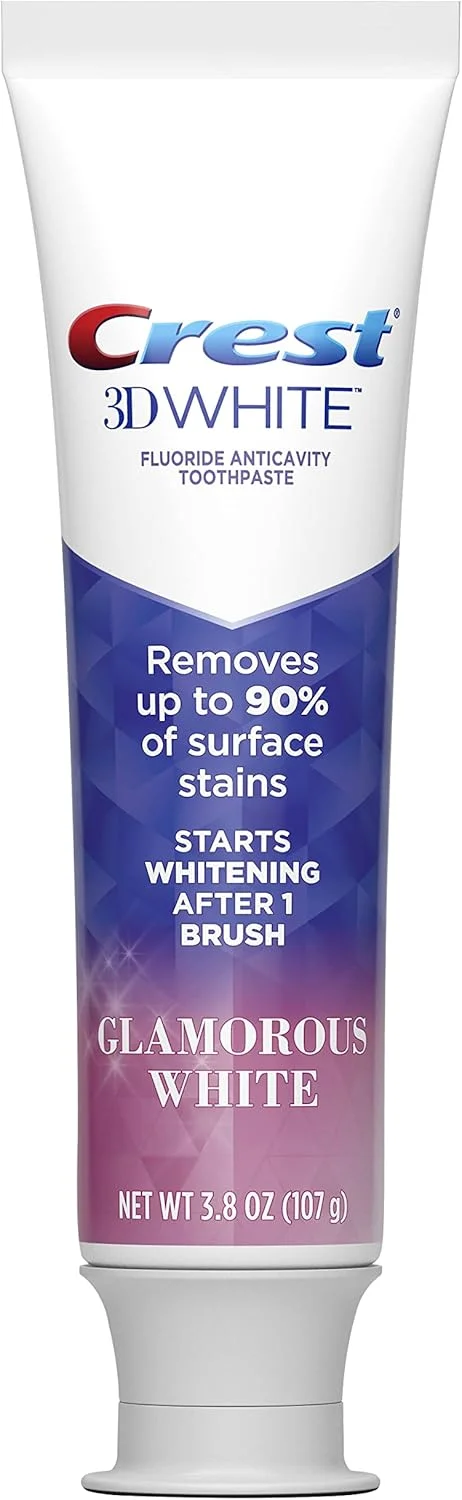 خمیر دندان کرست 3D سفید کننده براق، نعنایی، (بسته بندی ممکن است متفاوت باشد) 107 گرم، بسته 4 عددی خمیر دندان کرست 3D سفید کننده براق، نعنایی، (بسته بندی ممکن است متفاوت باشد) 107 گرم، بسته 4 عددی