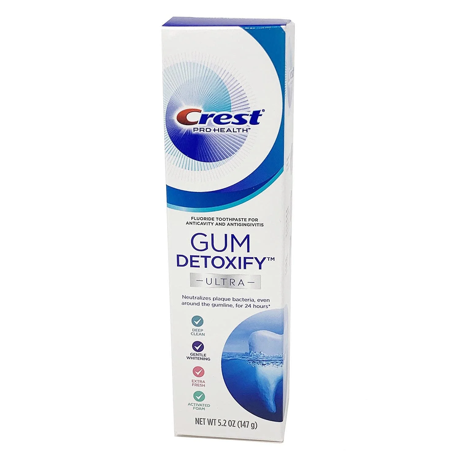 خمیر دندان کرست Pro Health Ultra Gum Detoxify (بسته 4 عددی، 147 گرم)