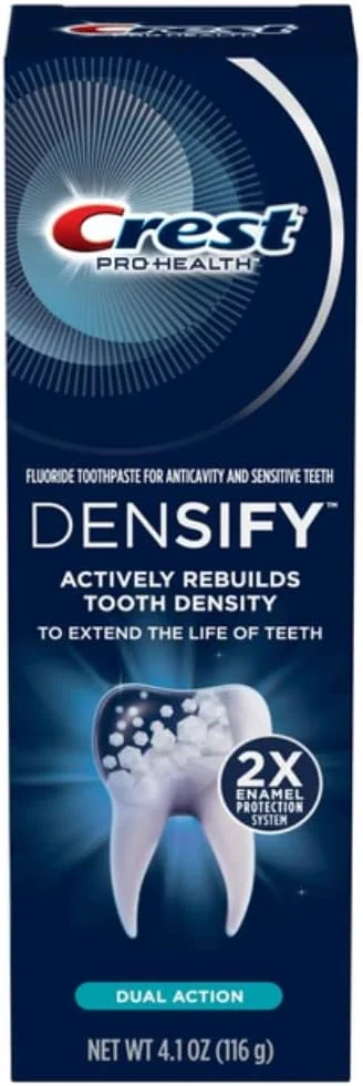خمیر دندان دوگانه کرست Pro-Health Densify با حجم ۱۲۱ میلی لیتر