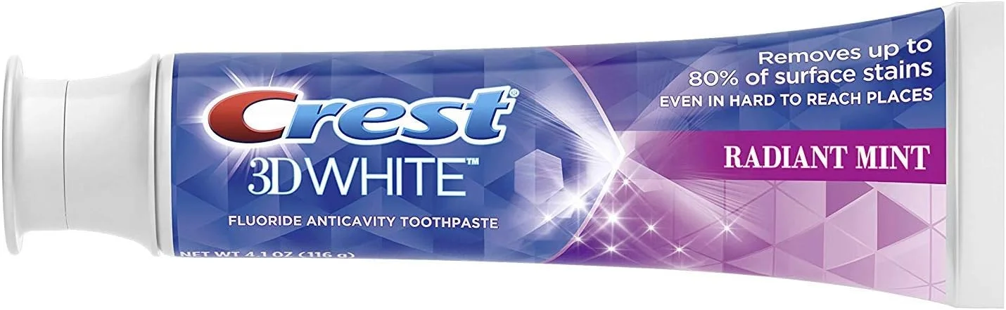 خمیر دندان سفید کننده کرست 3D White، نعناع درخشان، 232 گرم خمیر دندان سفید کننده کرست 3D White، نعناع درخشان، 232 گرم