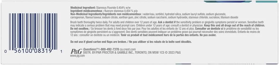 خمیر دندان کرست Pro-Health، سم زدایی لثه، پاک کننده عمیق، 110 میلی لیتر خمیر دندان کرست Pro-Health، سم زدایی لثه، پاک کننده عمیق، 110 میلی لیتر