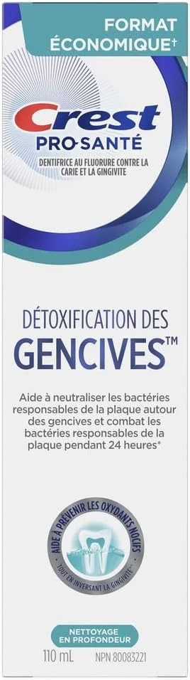خمیر دندان کرست Pro-Health، سم زدایی لثه، پاک کننده عمیق، 110 میلی لیتر خمیر دندان کرست Pro-Health، سم زدایی لثه، پاک کننده عمیق، 110 میلی لیتر