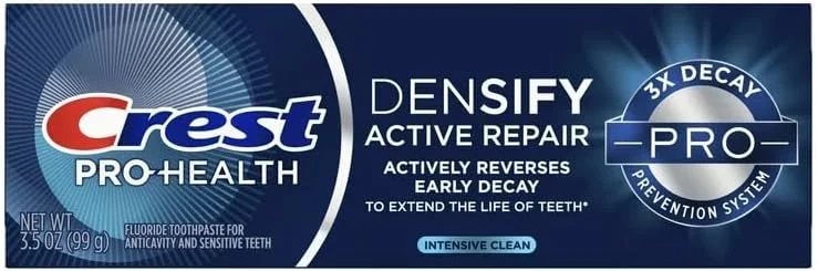 خمیر دندان کرست Pro-Health Densify، تمیز کننده قوی، 103.5 گرم (بسته 3 عددی)