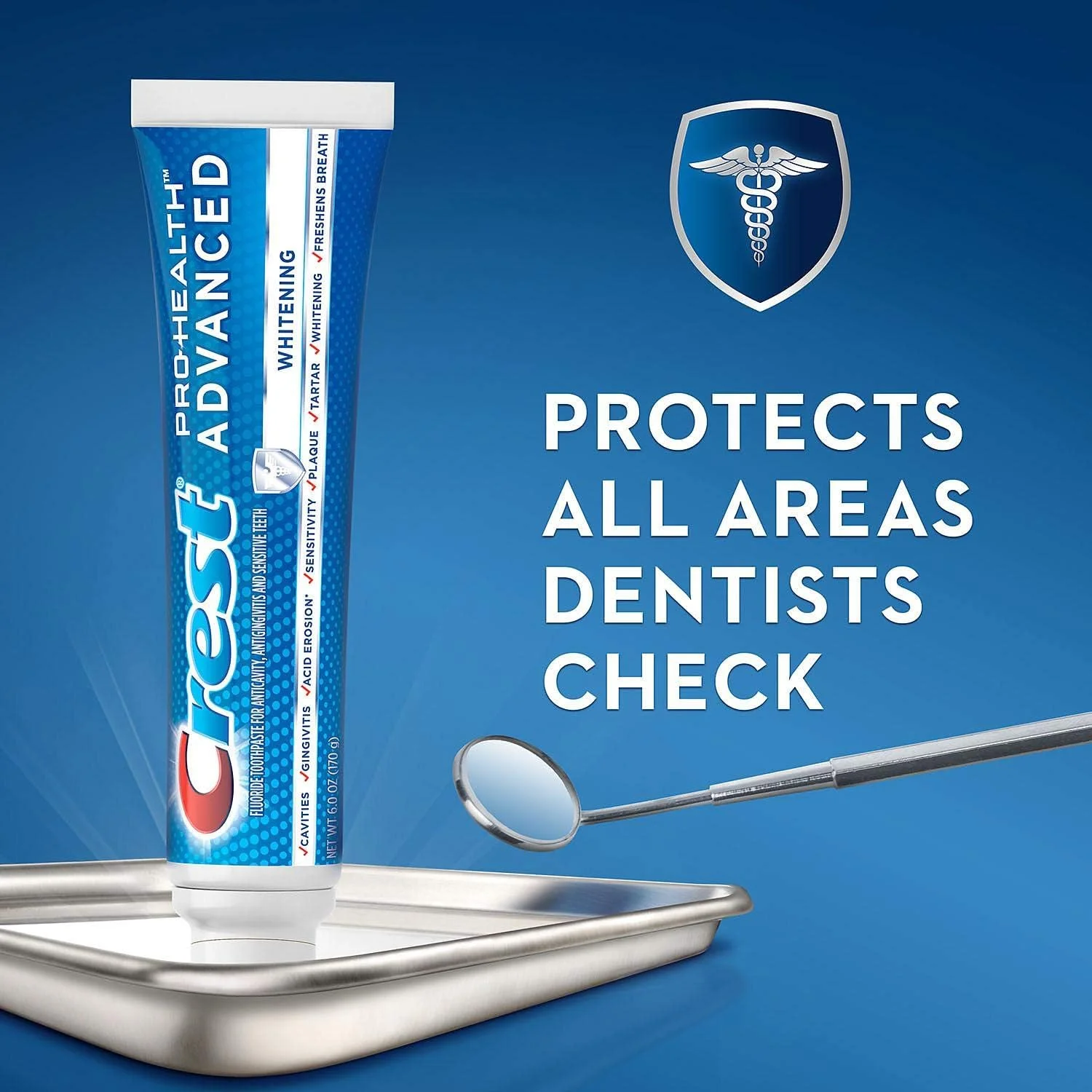 خمیر دندان کرست Pro-Health Advanced با قدرت سفید کنندگی (170 گرم، 5 عدد) خمیر دندان کرست Pro-Health Advanced با قدرت سفید کنندگی (170 گرم، 5 عدد)