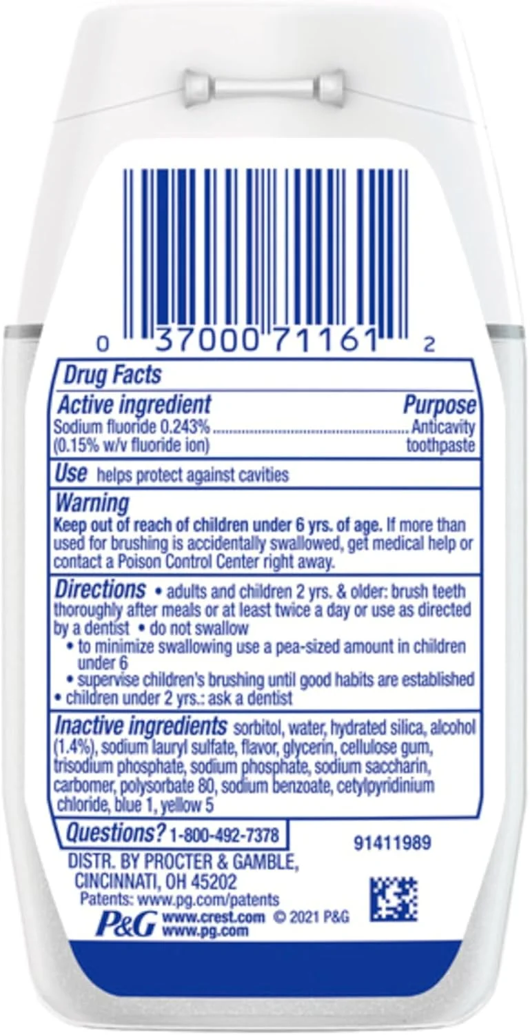 خمیر دندان ژلی کرست پلاس اسکوپ با طعم نعناع تازه - ۱۳۰ گرم، بسته ۴ عددی