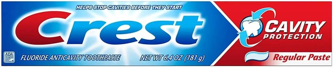 خمیر دندان محافظت از حفره کرست، معمولی، 181 گرم (بسته 12 عددی) خمیر دندان محافظت از حفره کرست، معمولی، 181 گرم (بسته 12 عددی)