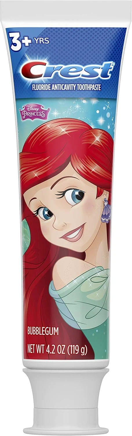 خمیر دندان حاوی فلوراید ضد پوسیدگی کرست Pro-Health Stages با طعم آدامس بادکنکی پرنسس های دیزنی - 119 گرم، بسته 2 عددی - تصاویر ممکن است متفاوت باشد