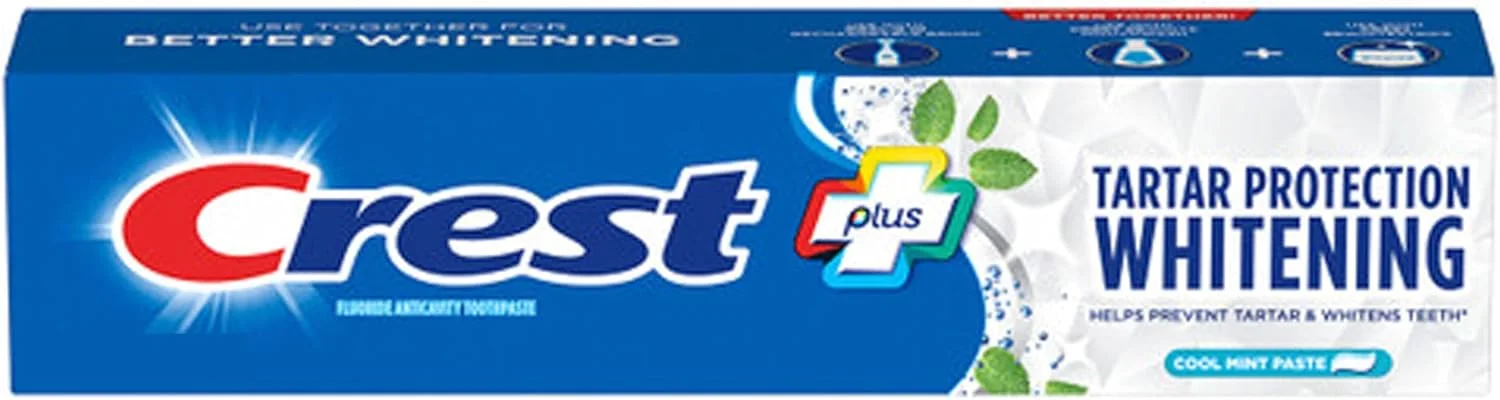 خمیر دندان کرست محافظت از جرم و سفید کننده با طعم نعناع خنک، 232 گرم خمیر دندان کرست محافظت از جرم و سفید کننده با طعم نعناع خنک، 232 گرم