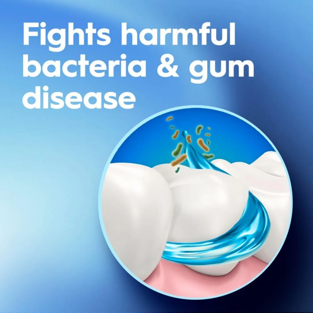 دهانشویه چند منظوره محافظت کننده کرست پرو هلث با CPC (ستیل پیریدینیوم کلراید)، نعناع تمیز، 1 لیتر (33.8 اونس مایع)