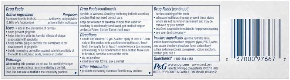 خمیر دندان کرست پرو-هلث ادونسد، پاک کننده عمیق اضافی 144 گرم (بسته 2 عددی) خمیر دندان کرست پرو-هلث ادونسد، پاک کننده عمیق اضافی 144 گرم (بسته 2 عددی)