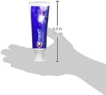 خمیر دندان سفید کننده کرست 3D White با طعم نعناع درخشان، 100 گرم خمیر دندان سفید کننده کرست 3D White با طعم نعناع درخشان، 100 گرم