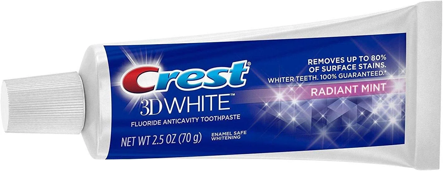 خمیر دندان سفید کننده فلوراید کرست 3D با طعم نعناع درخشان 70 گرم خمیر دندان سفید کننده فلوراید کرست 3D با طعم نعناع درخشان 70 گرم