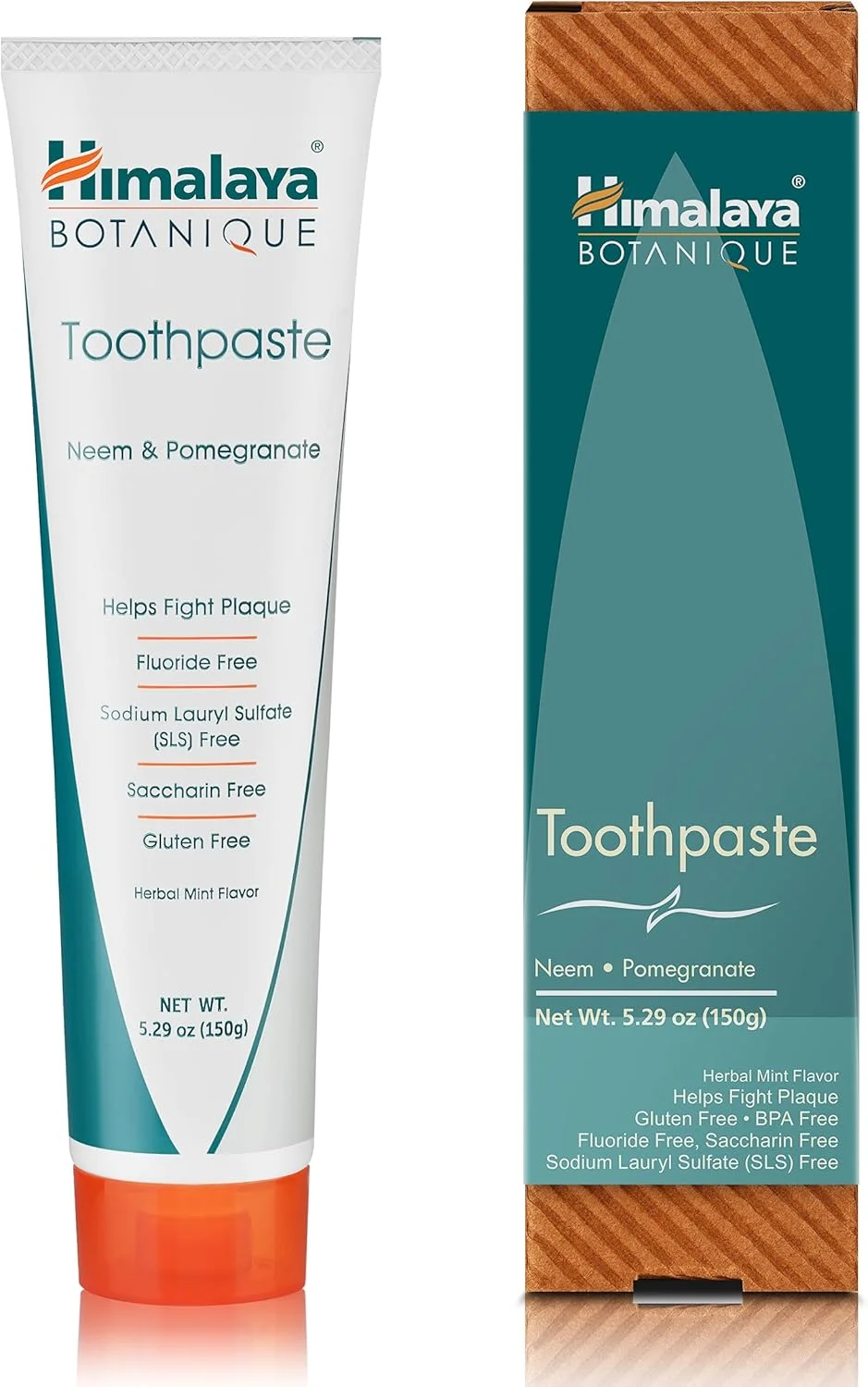 خمیر دندان ارگانیک چریش و انار هیمالیا - 150 گرمی (بسته 4 عددی)