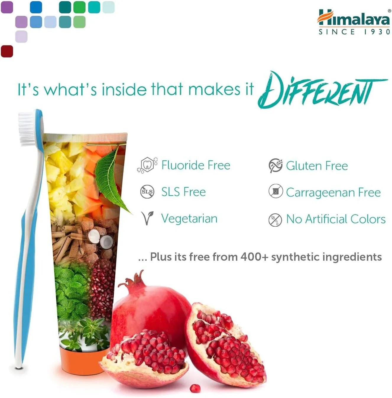 خمیر دندان گیاهی هیمالیا، مراقبت کامل، نعناع، 150 گرم