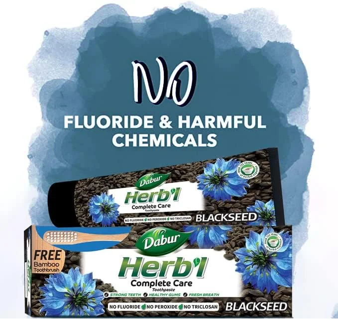 خمیر دندان گیاهی دابور با عصاره دانه سیاه (150 گرم + مسواک بامبو) | غنی شده با دانه سیاه | برای لثه های سالم و دندان های قوی خمیر دندان گیاهی دابور با عصاره دانه سیاه (150 گرم + مسواک بامبو) | غنی شده با دانه سیاه | برای لثه های سالم و دندان های قوی